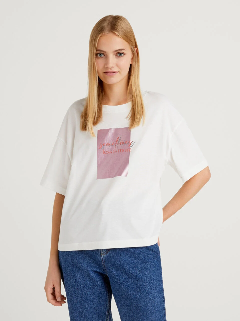 Camiseta de 100 % algodón con estampado