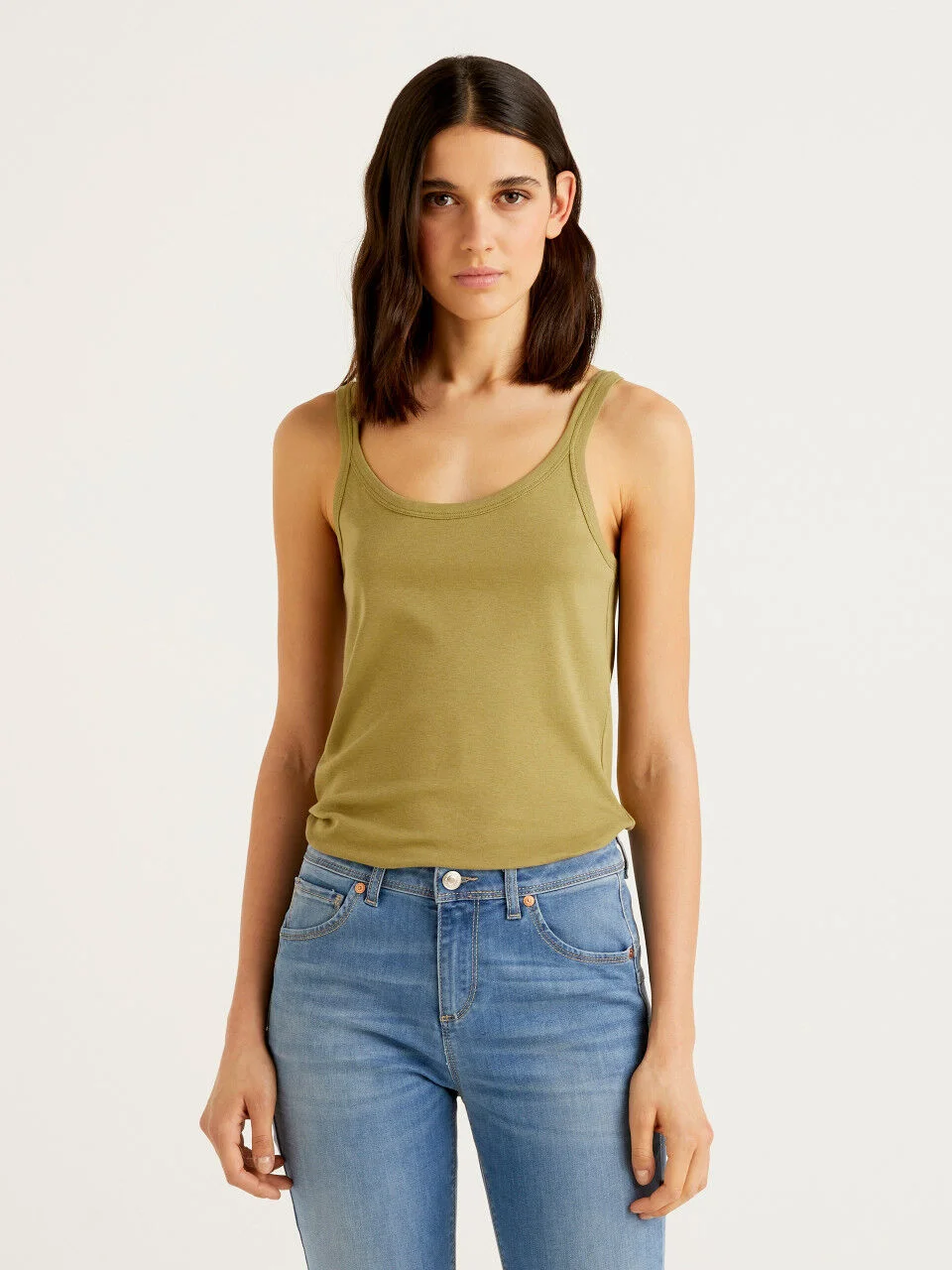 Camiseta de tirantes gris